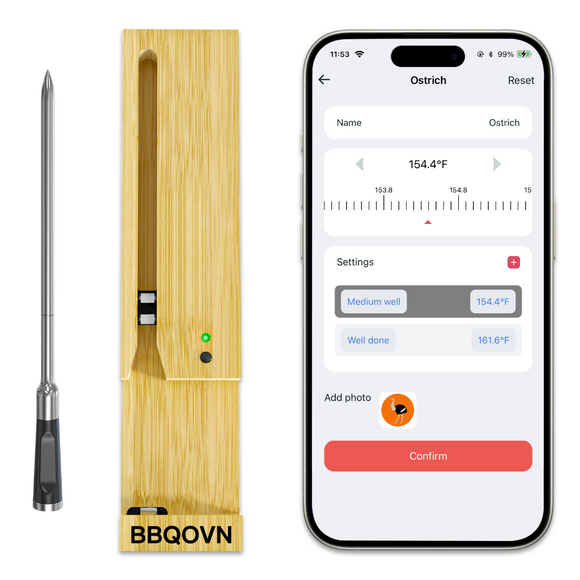 Wireless Thermometer
Wireless Meat Thermometer
steak
Smoker
Smart Wireless Meat Thermometer
Smart Bluetooth Wireless Meat Thermometer Digital
Oven
No Wires
meater
Meat Thermometer
meat
Kitchen | Long Range
grilling
Grill Thermomeetr
grill
barbecue
App-Controlled
Alerts