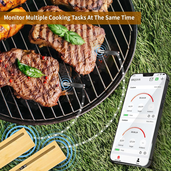 Wireless Thermometer
Wireless Meat Thermometer
steak
Smoker
Smart Wireless Meat Thermometer
Smart Bluetooth Wireless Meat Thermometer Digital
Oven
No Wires
meater
Meat Thermometer
meat
Kitchen | Long Range
grilling
Grill Thermomeetr
grill
barbecue
App-Controlled
Alerts